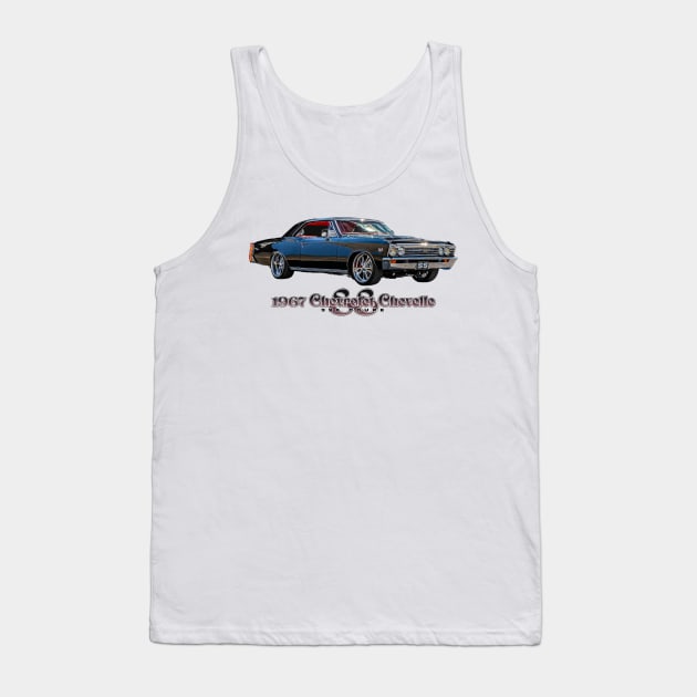 1967 Chevrolet Chevelle SS 396 Coupe Tank Top by Gestalt Imagery